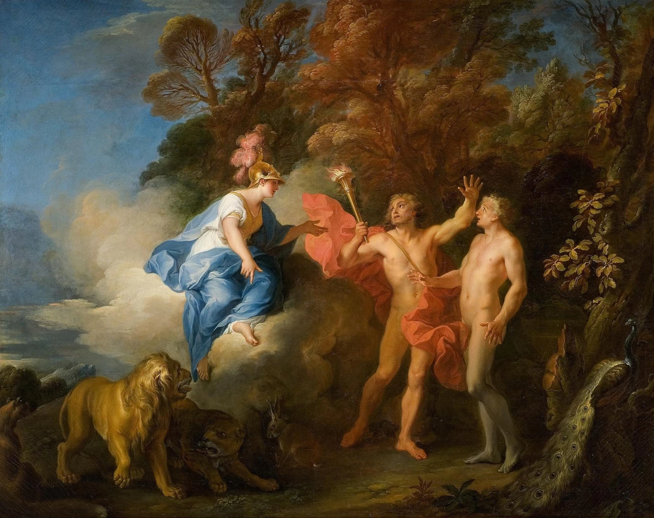 La formazione dell'uomo di Prometeo con l'aiuto di Minerva - Museo Fabre, Montpellier